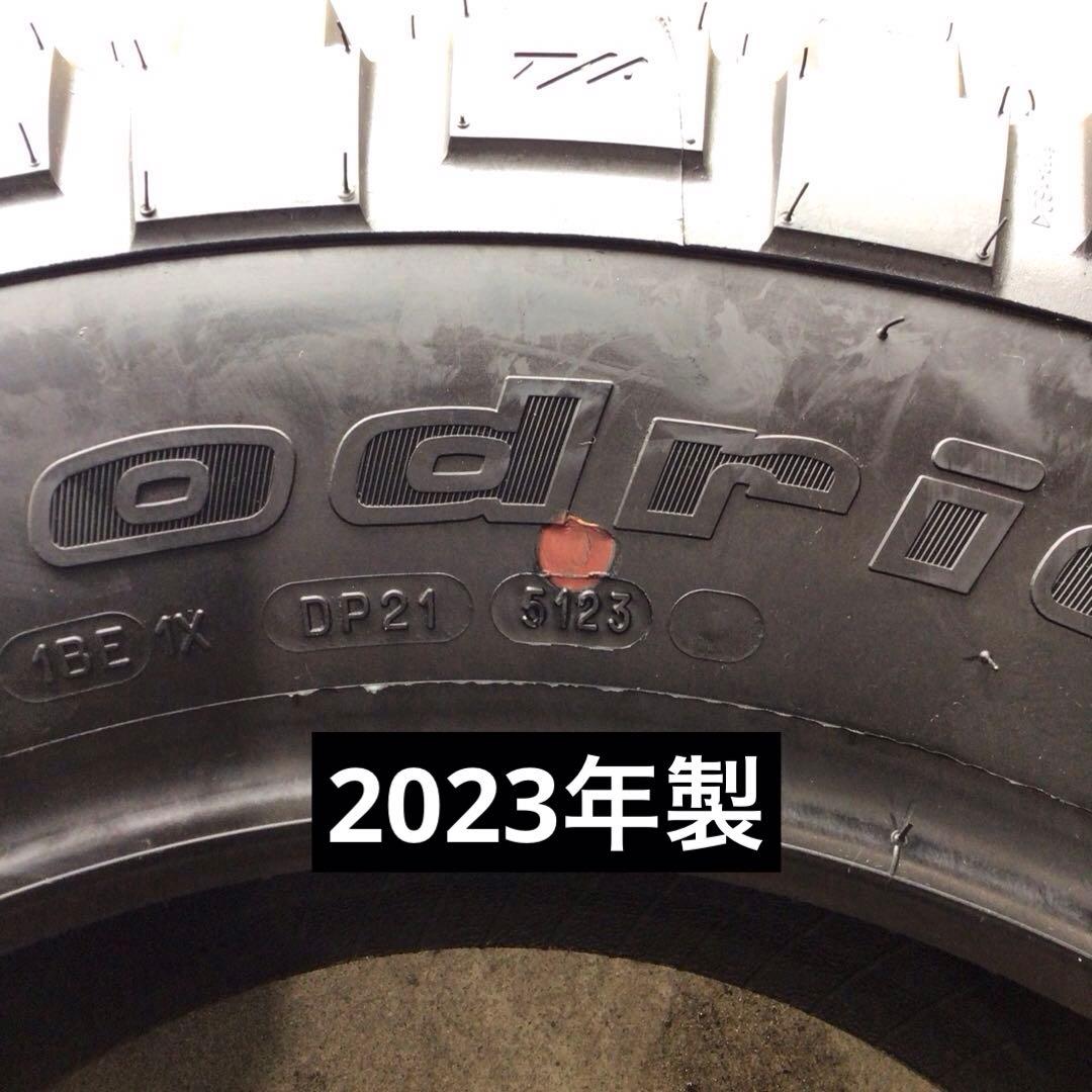 中古 程度良好 LT255/75R17 BFG KM2 2023年製 4本セット