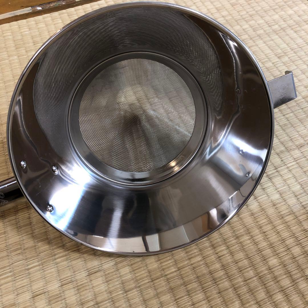 三宝産業 YUKIWAUK 18-8 スープ漉し 24cm２個とお玉3点セット