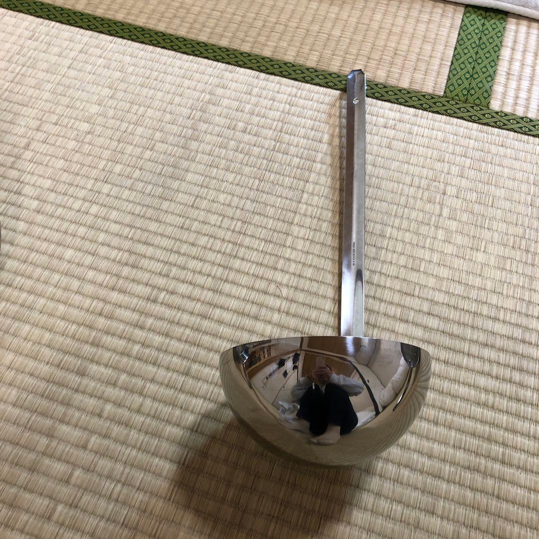 三宝産業 YUKIWAUK 18-8 スープ漉し 24cm２個とお玉3点セット