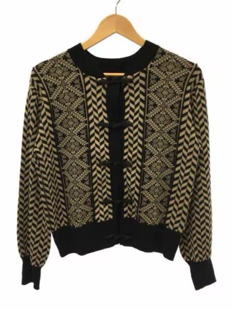 トップス 2601067 UND HERRINGBONE JACQUARD KNIT