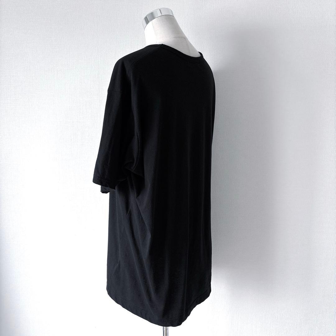 YohjiYamamoto 23ss スカルローズTシャツ 髑髏&薔薇&有刺鉄線