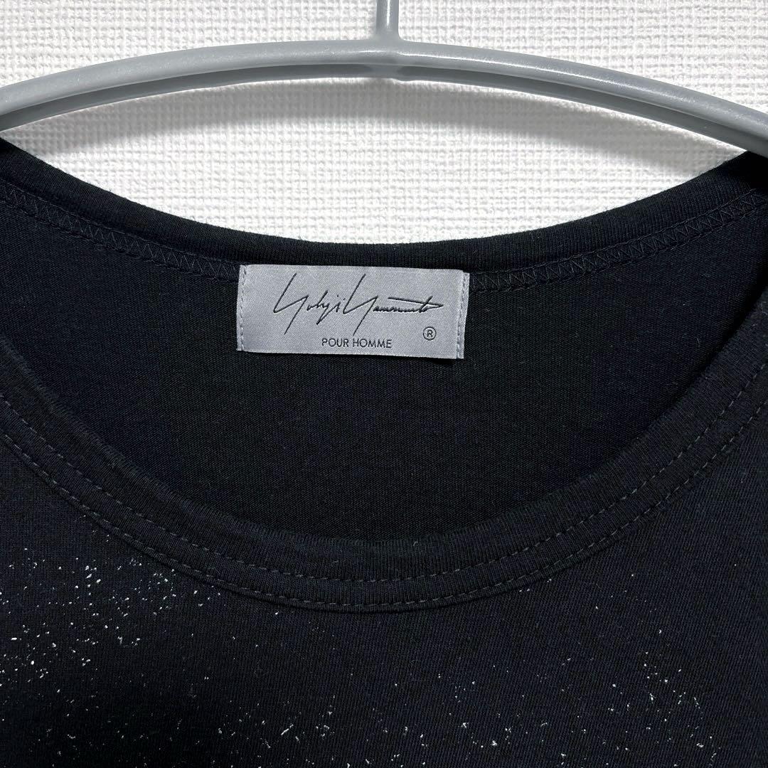 YohjiYamamoto 23ss スカルローズTシャツ 髑髏&薔薇&有刺鉄線