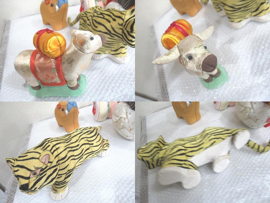 木目込み人形　十二支　１２干支　置物　師範先生のハンドメイド　手作り