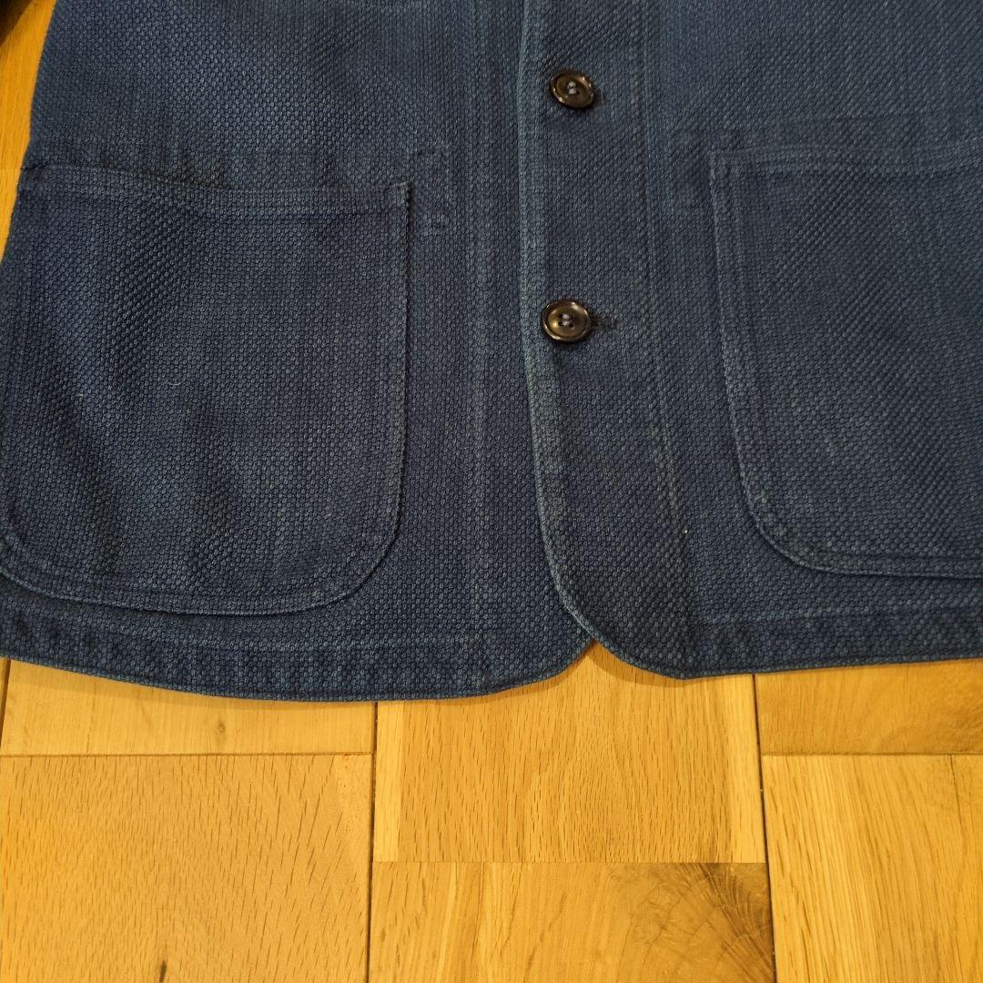Blue Blue カバーオール　刺し子