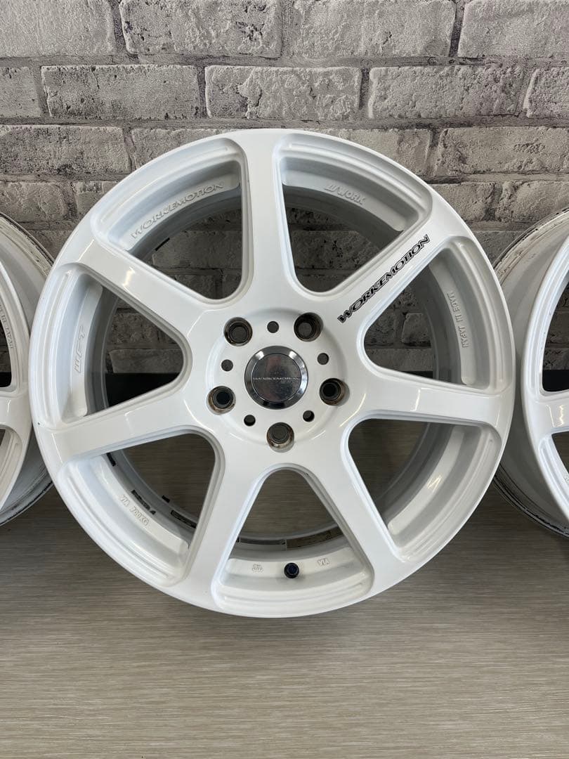 WORKEMOTION T7R 17×7.0J 120-5 +47中古4本❗️