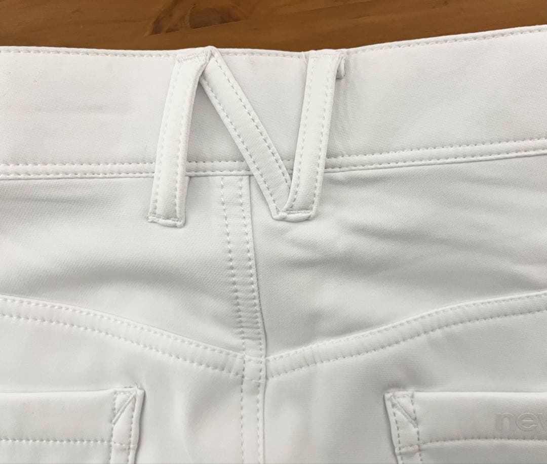 新品 ニューバランス ロングパンツ 4WAYストレッチ 撥水性 スリム ホワイト