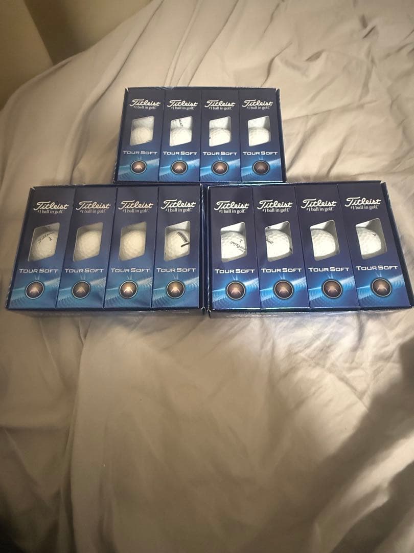 新品未使用3 ダースTITLEIST TOUR SOFT 24 WH 12P