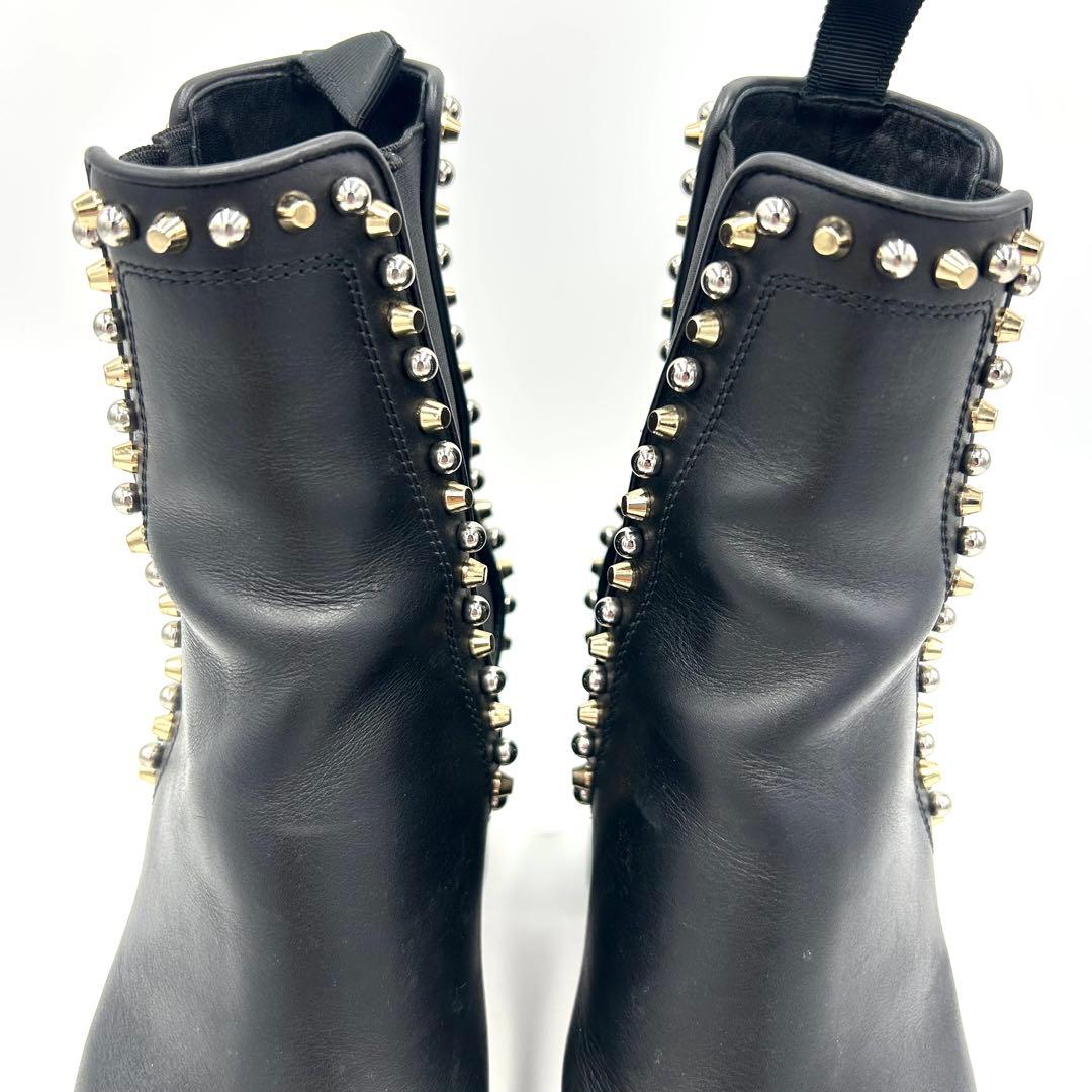Christian Louboutin ルブタン サイドゴアブーツ スタッズ