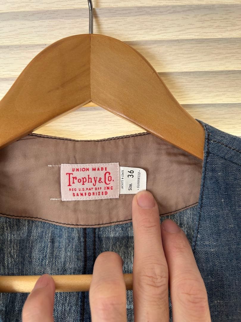 Trophy Clothing トロフィークロージング ベスト　シャンブレー