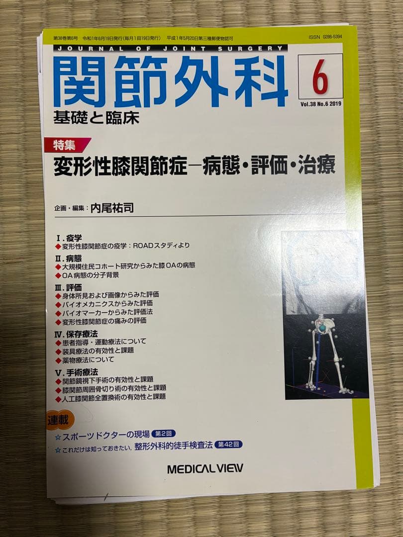 関節外科 2019年度 第38巻 計13冊分 裁断済
