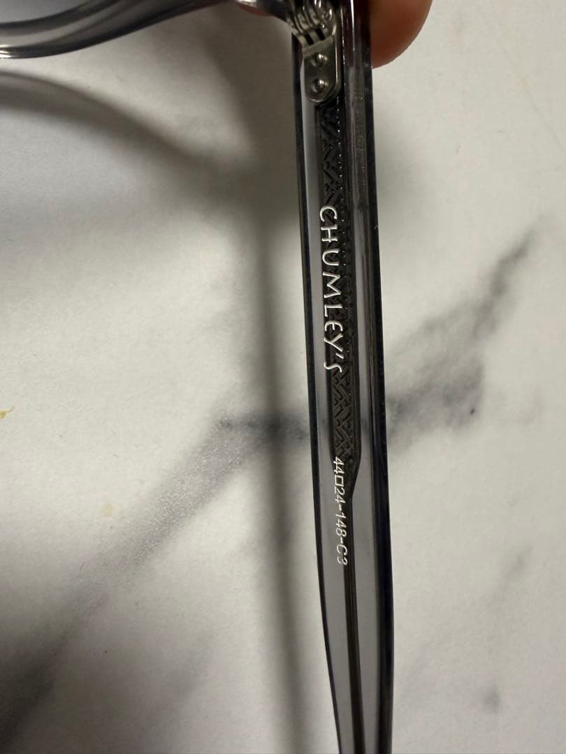 NEW./ニュウ NEW. CHUMLEY'S c-3 サングラス クリアグレー