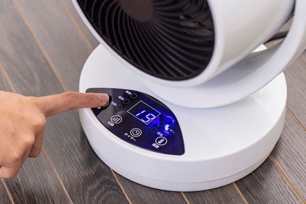 卓上扇風機 リモコン付き ホワイト