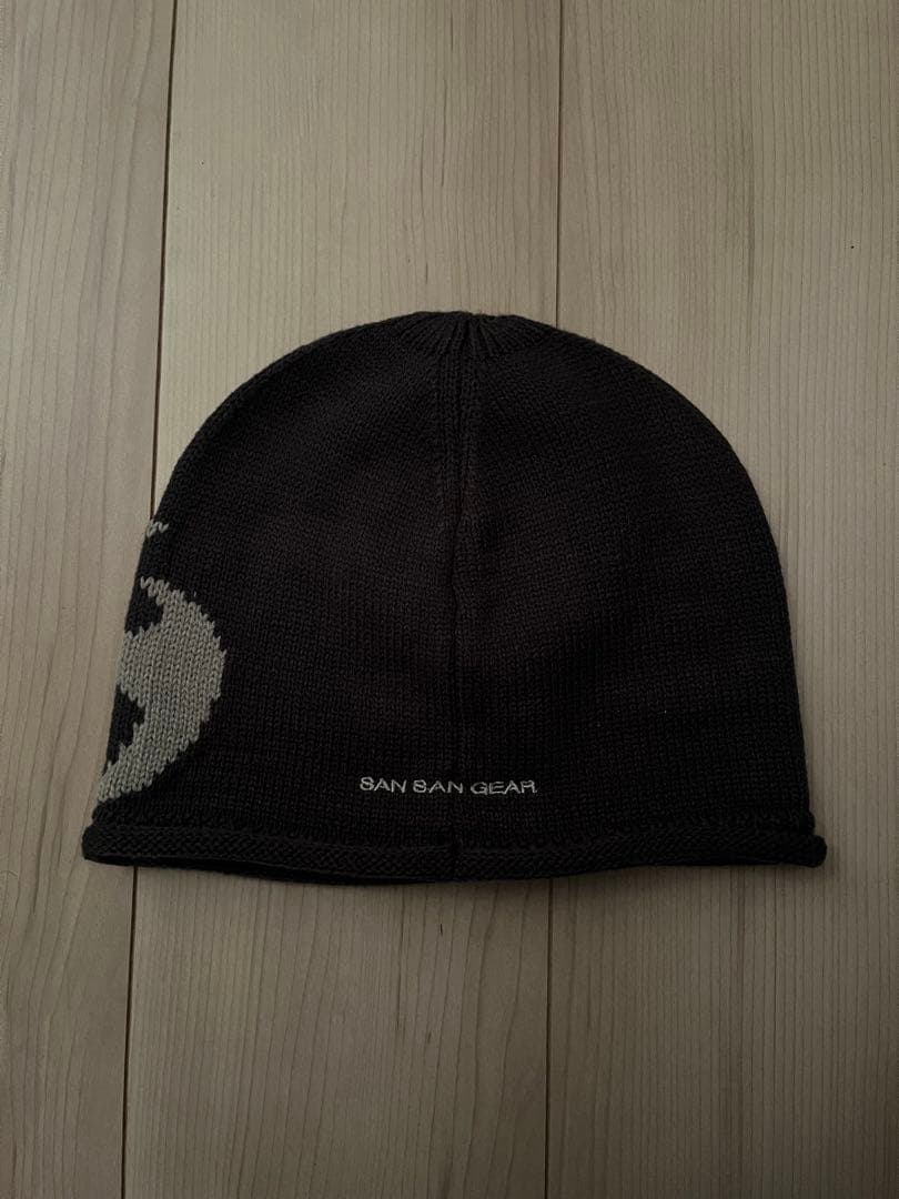 帽子 sansangear 24SS LOGO BEANIE [CHARCOAL]