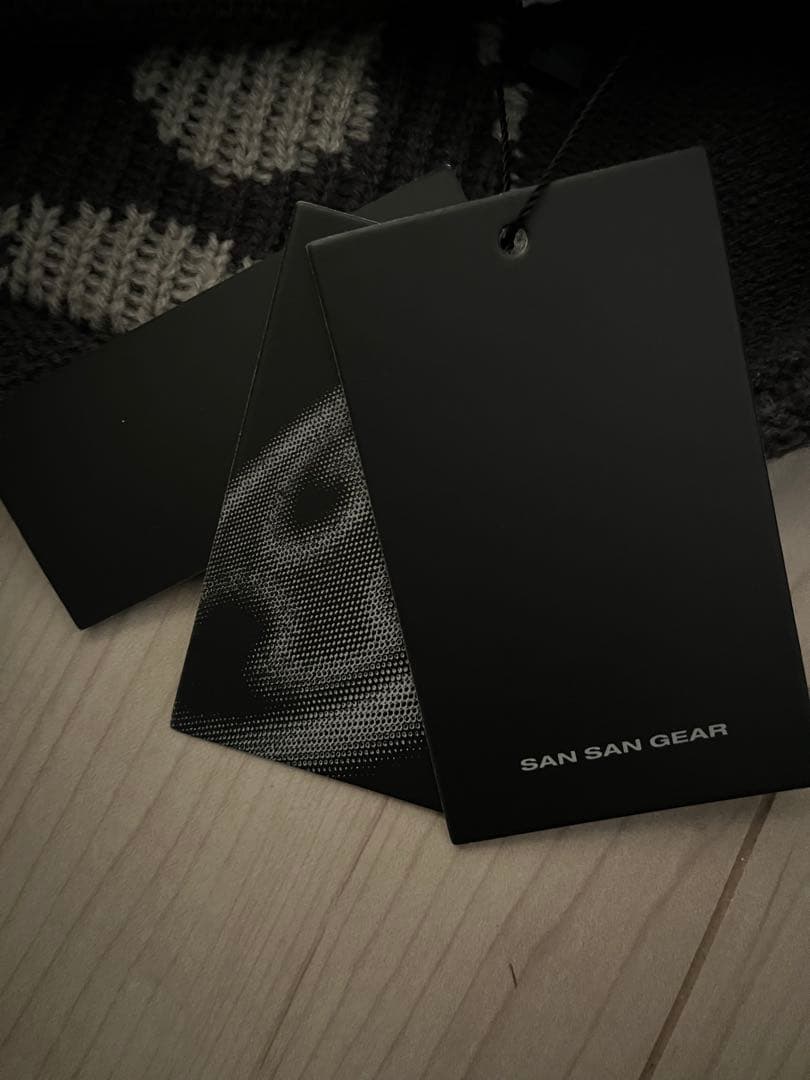 帽子 sansangear 24SS LOGO BEANIE [CHARCOAL]