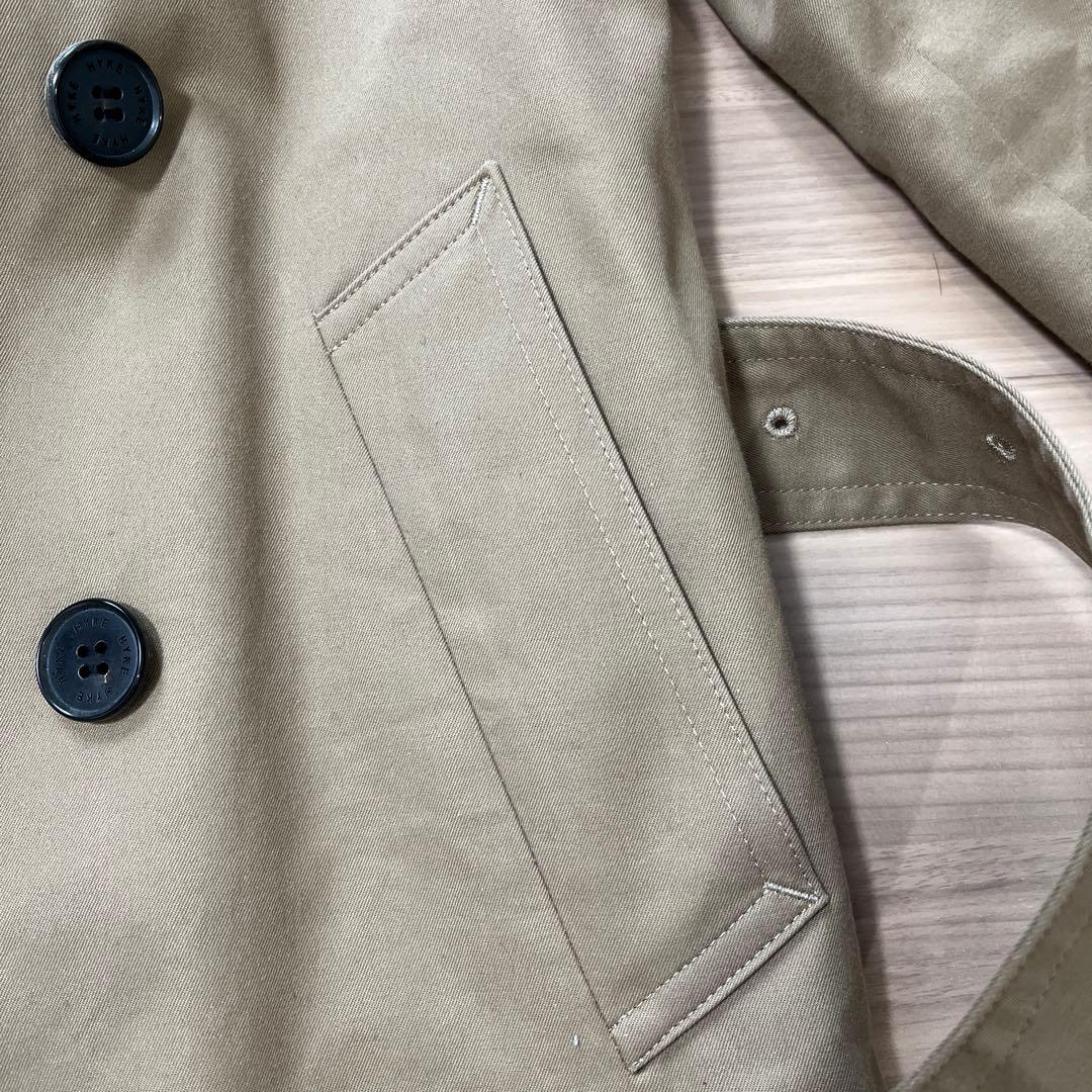 美品　HYKE ベージュ トレンチコート