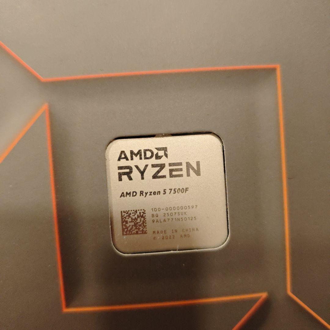 [新品]AMD Ryzen 5 7500F CPU AM5 6コア12スレッド