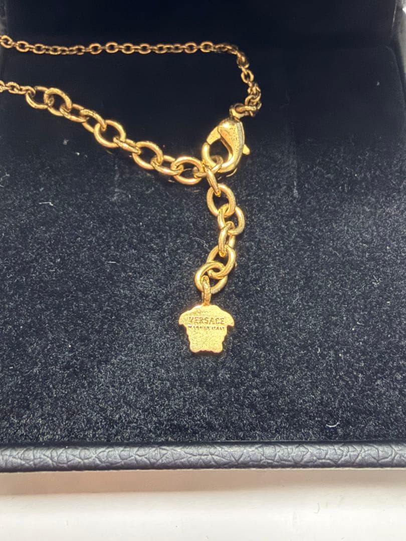 Versace ヴェルサーチ メデューサ ネックレス ゴールド ブラック
