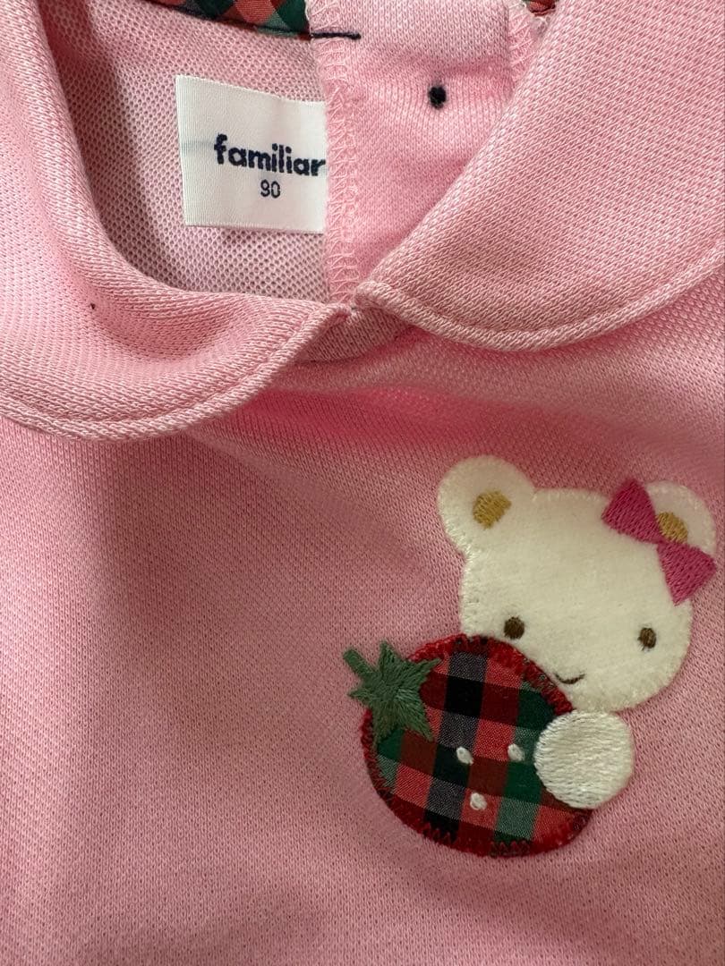 familiarピンクワンピース