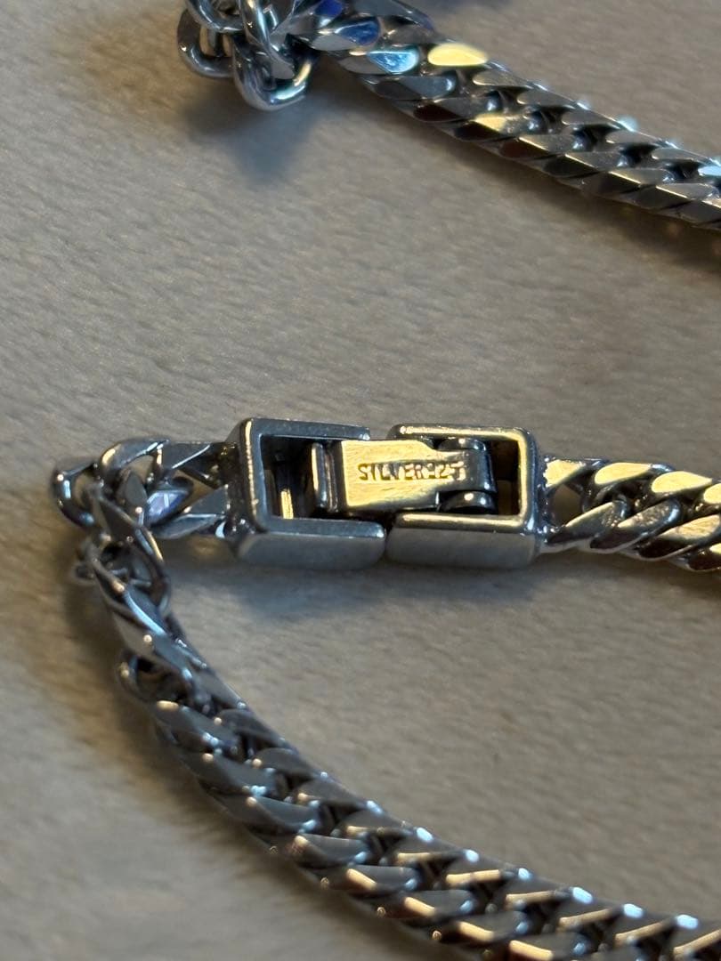 希望価格のため値下げ不可！シルバー925 喜平　6面ダブル