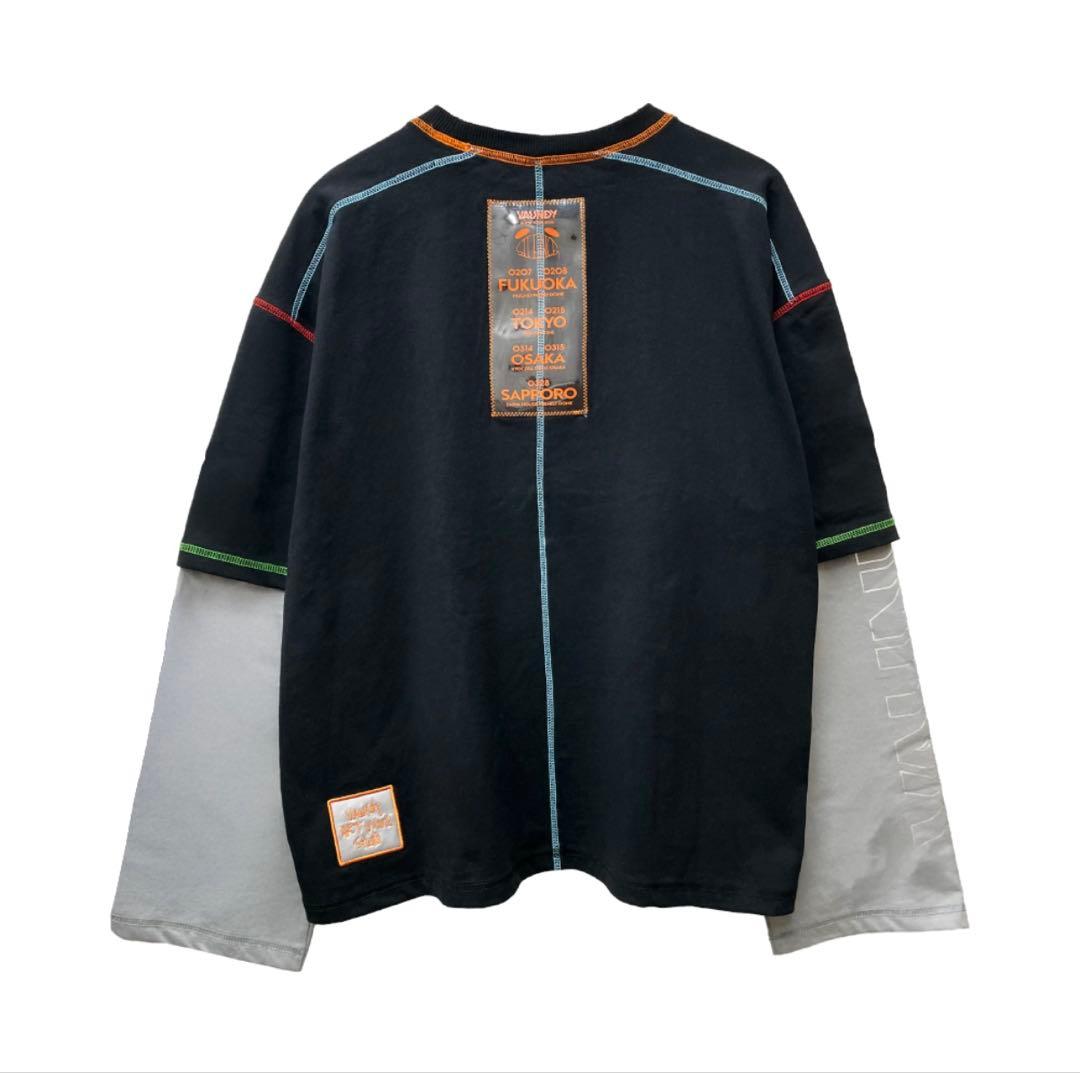 ミュージシャン Logo Layered T-shirt SILENCE [Black] L