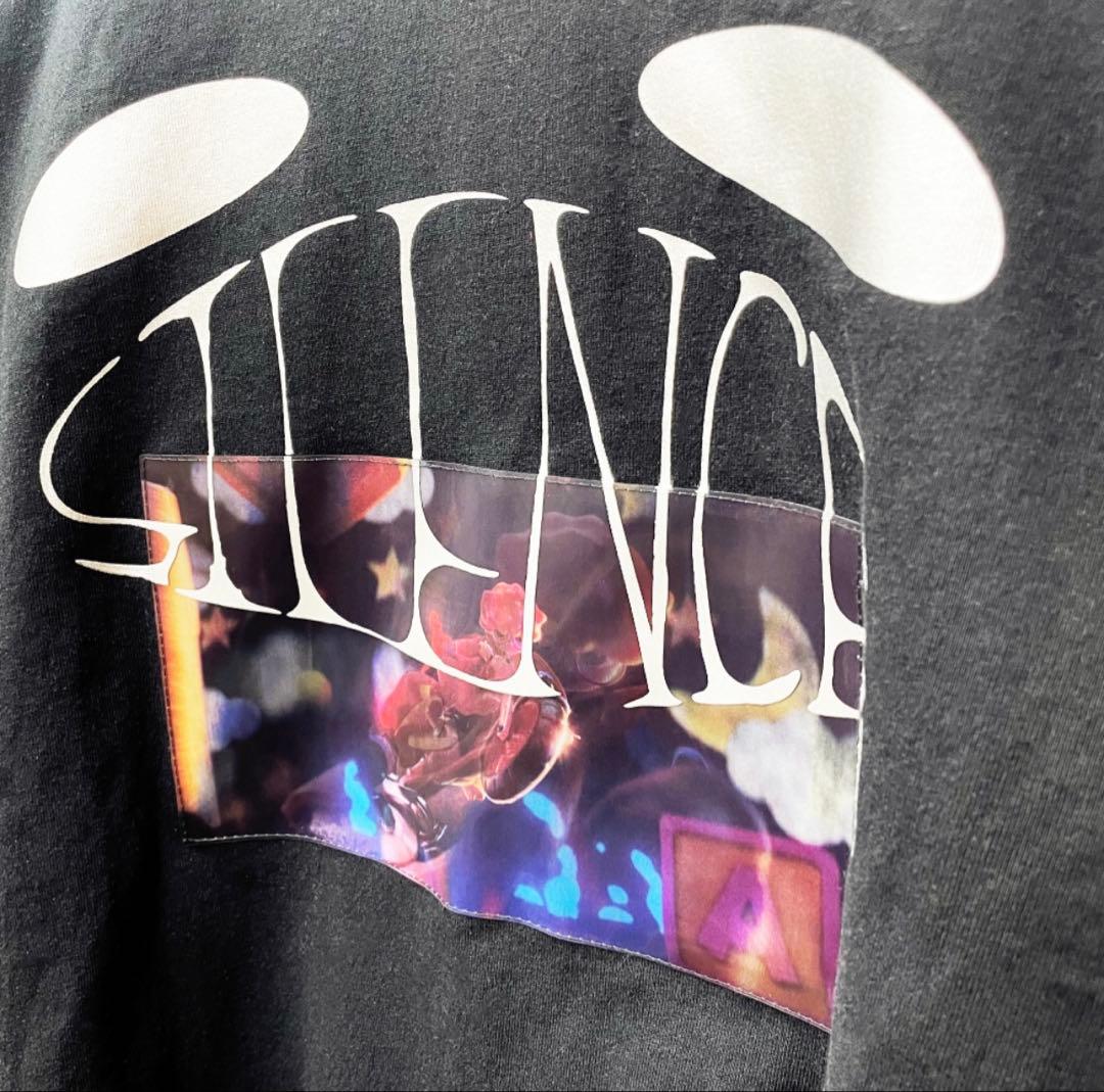 ミュージシャン Logo Layered T-shirt SILENCE [Black] L