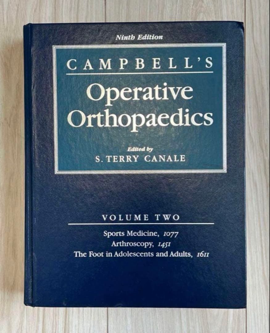 Campbell's Operative Orthopaedics 医学書　洋書