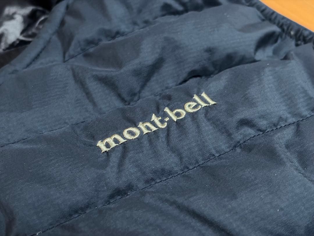 【もーや様】【クーポン利用可】mont-bell ネイビー ダウンベスト M