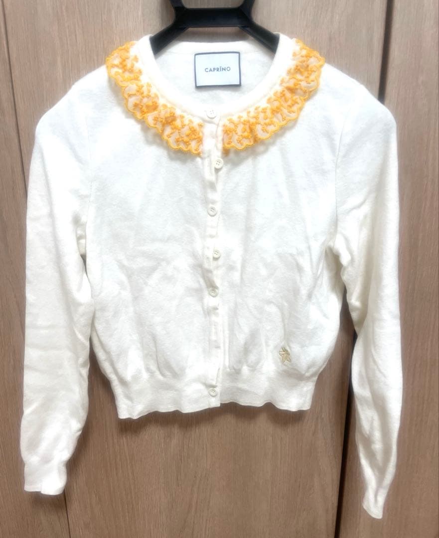 CAPRINO NADESHIKOカシミヤ混レース　カプリーノ　カーディガン