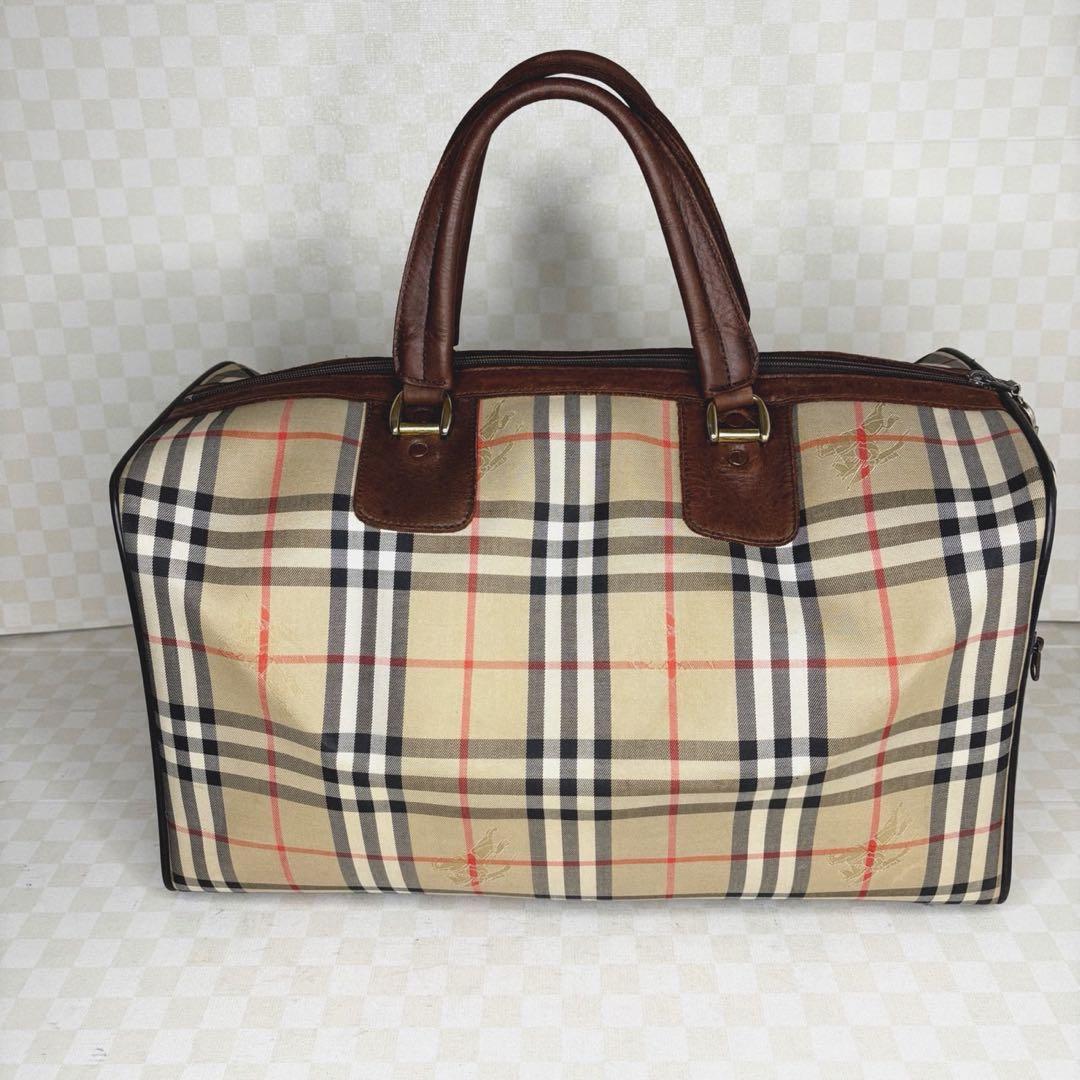 極美品　Burberryバーバリー　ボストンバッグ　旅行用バッグ　M59