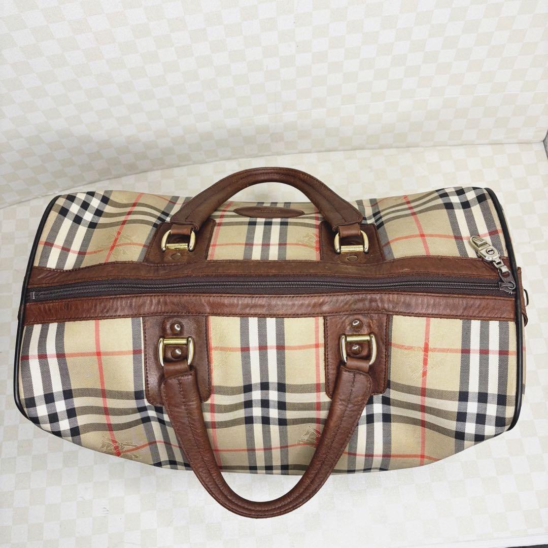 極美品　Burberryバーバリー　ボストンバッグ　旅行用バッグ　M59