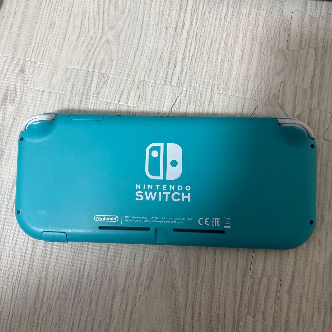 Nintendo Switch Lite ターコイズ ケース、SDカード付き