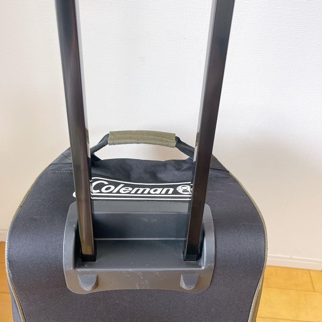 Coleman ボストンバッグ キャスター付き ソフトキャリー　カーキ