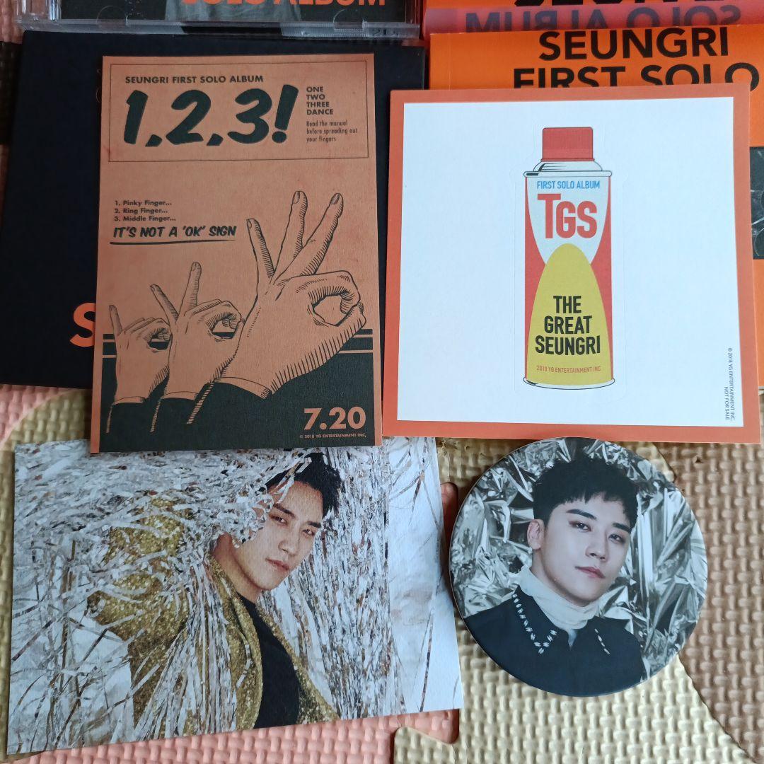 THE GREAT SEUNGRI 韓国盤CD スンリ VI BIGBANG 橙