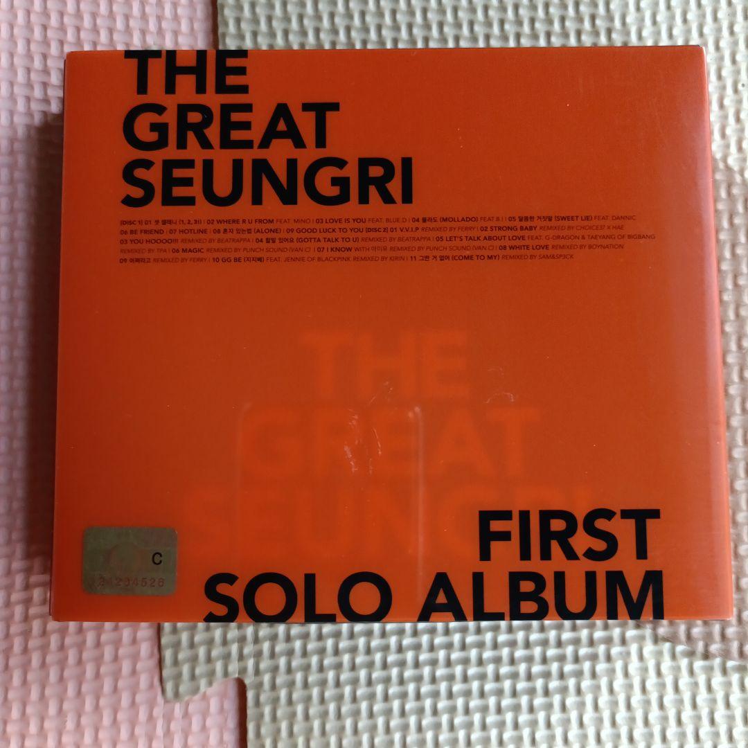 THE GREAT SEUNGRI 韓国盤CD スンリ VI BIGBANG 橙