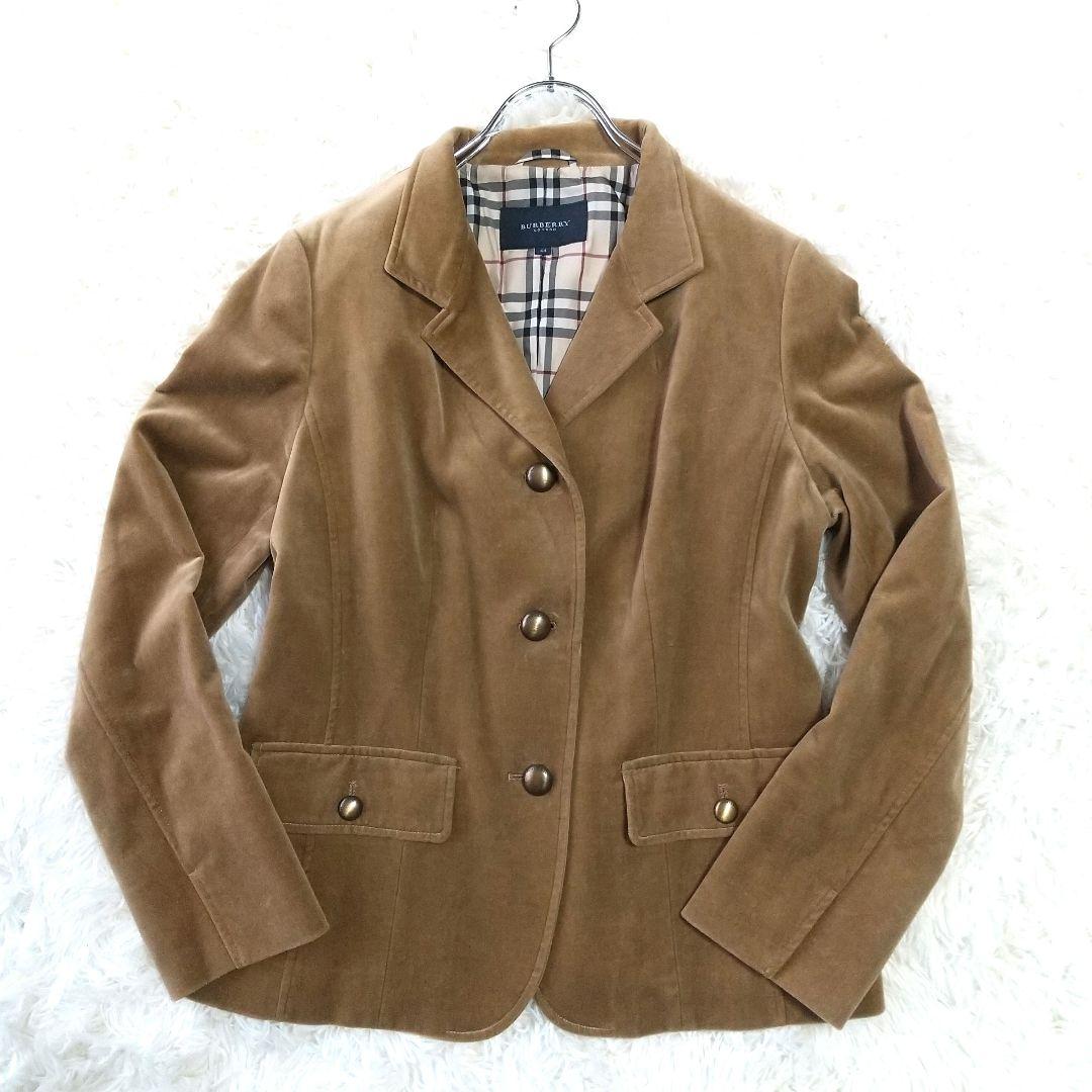 美品♡バーバリーロンドン テーラードジャケット 44 キャメル BURBERRY