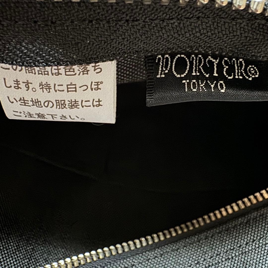 極美品 ポーター　吉田カバン　スモーキー　ミニボストン　ドラムバッグ　黒　デニム