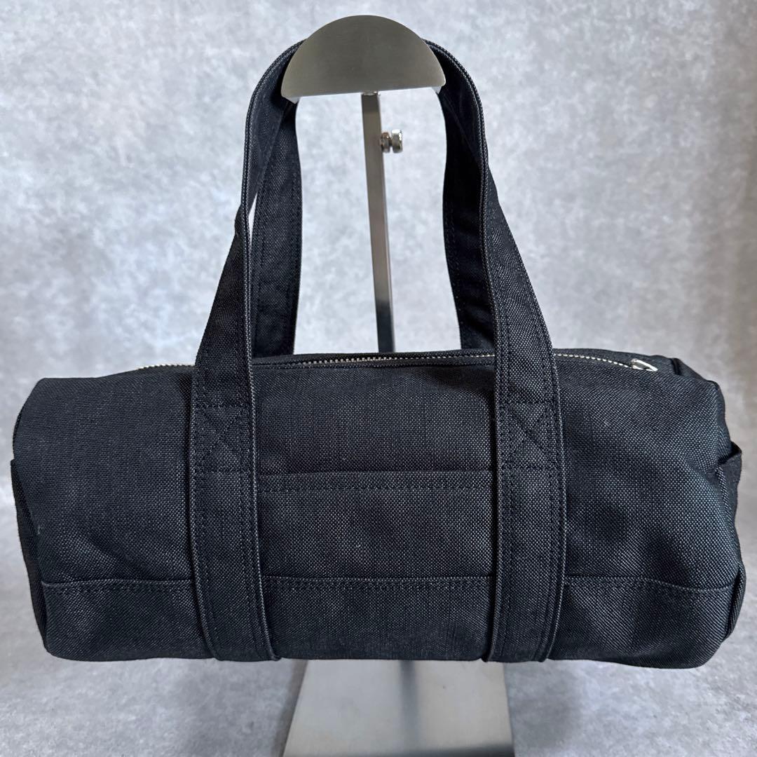 極美品 ポーター　吉田カバン　スモーキー　ミニボストン　ドラムバッグ　黒　デニム