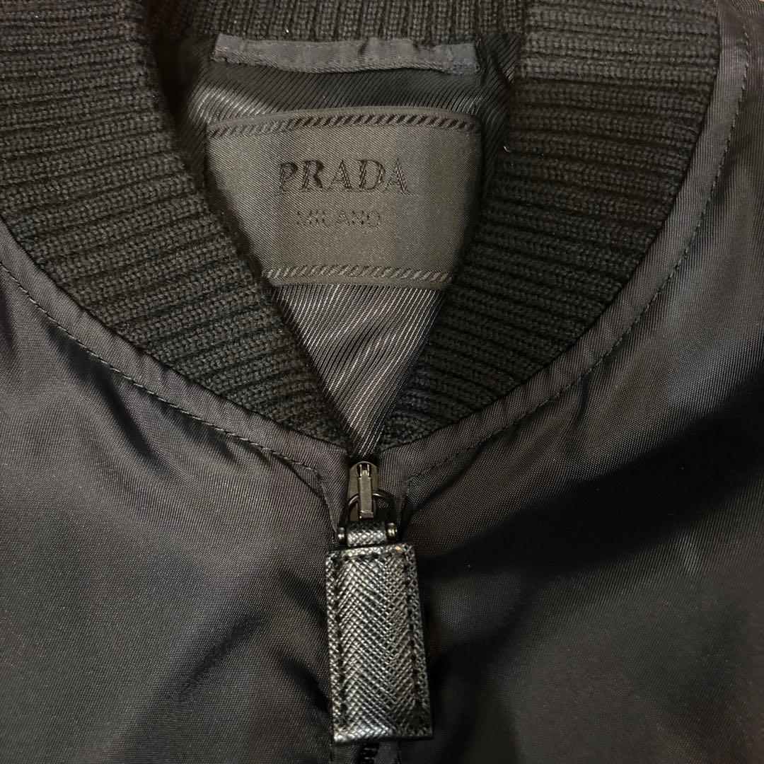PRADAプラダ MA-1 ブルゾン ボンバージャケット　ブラック