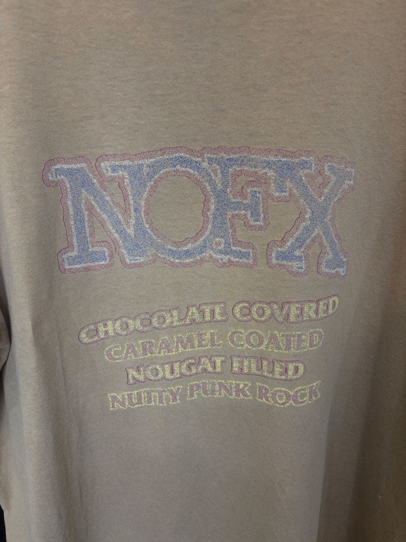 NOFX【PUNKERS】Tシャツ XL ブラウン 鬼フェード