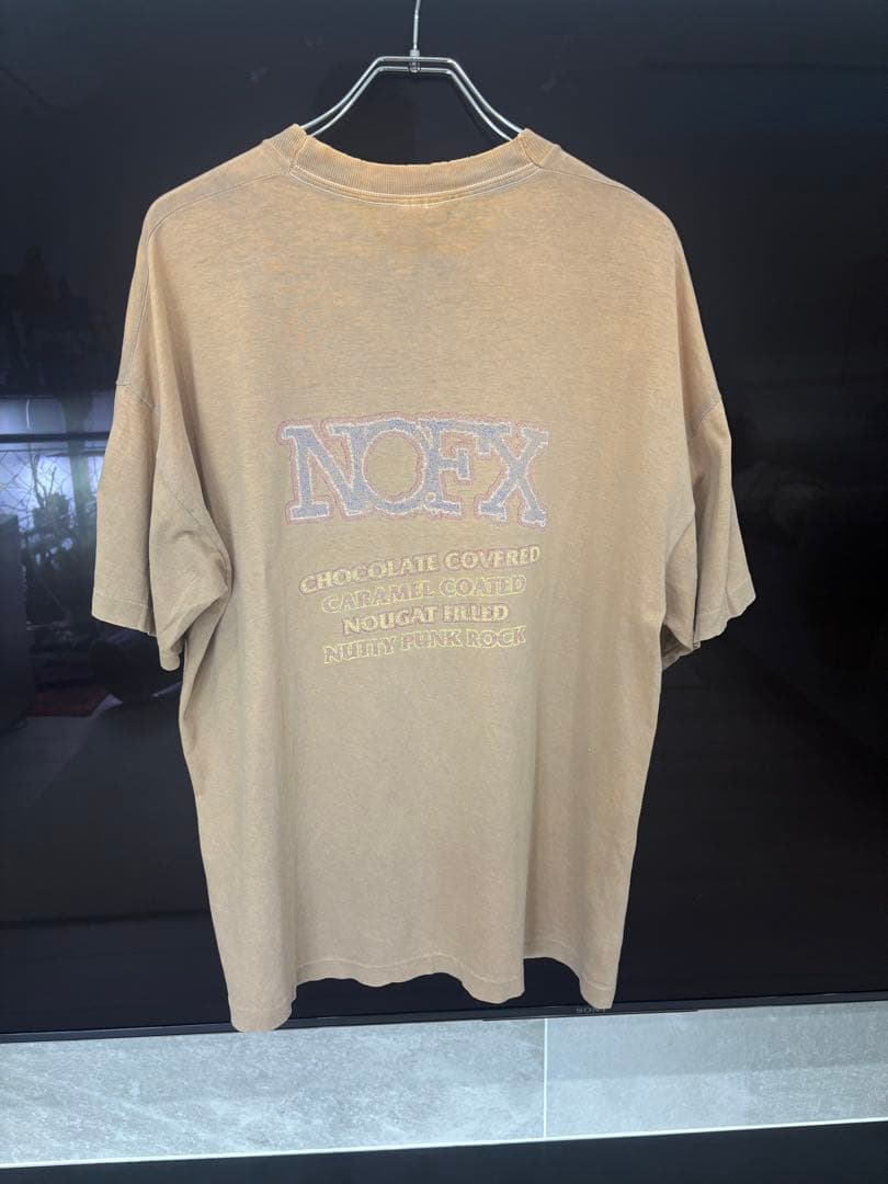 NOFX【PUNKERS】Tシャツ XL ブラウン 鬼フェード