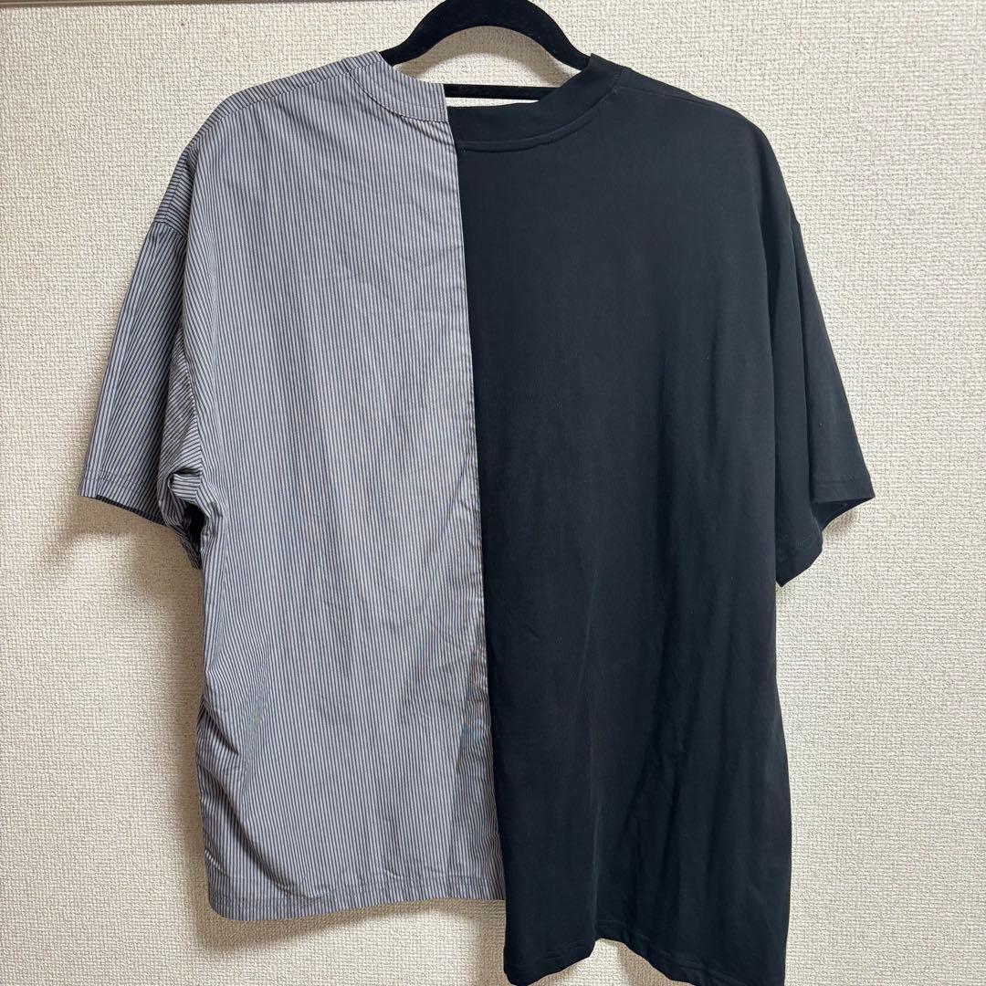【未使用品】オニツカタイガー　ユニセックス　Tシャツ　Mサイズ　ブラック　グレー