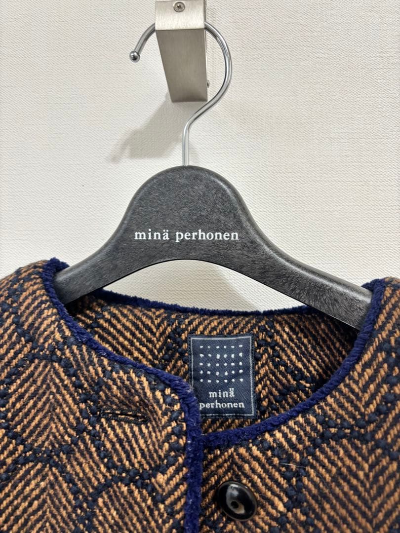 ミナペルホネン　タンバリン　コート　mina perhonen　40