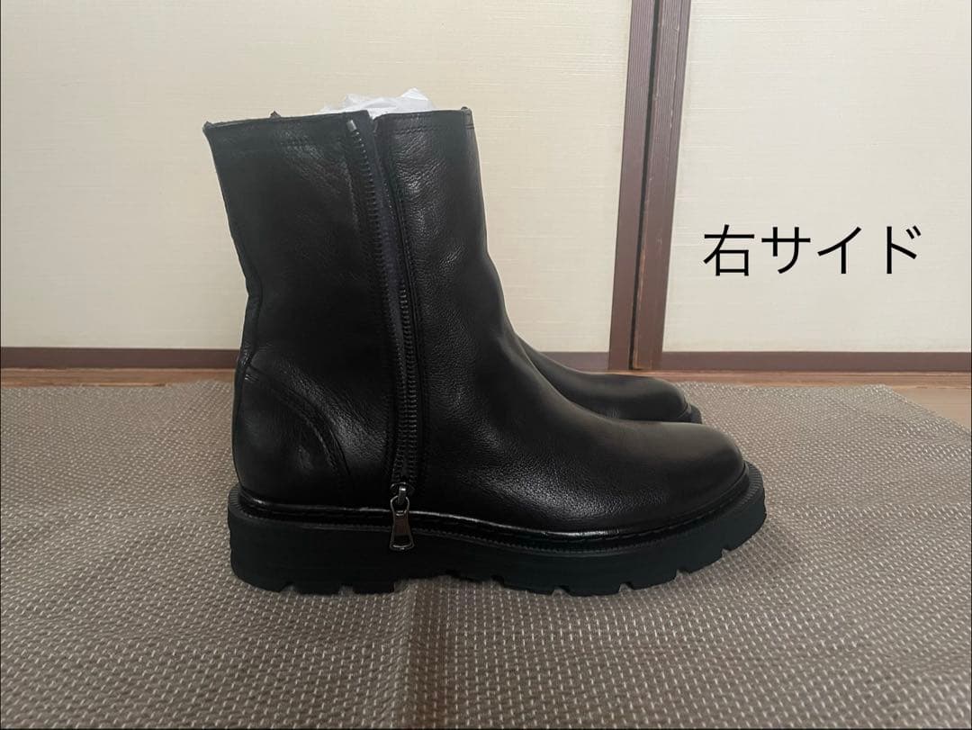 美品★未使用【STURLINI】BOTHS SIDE ZIP BOOTS