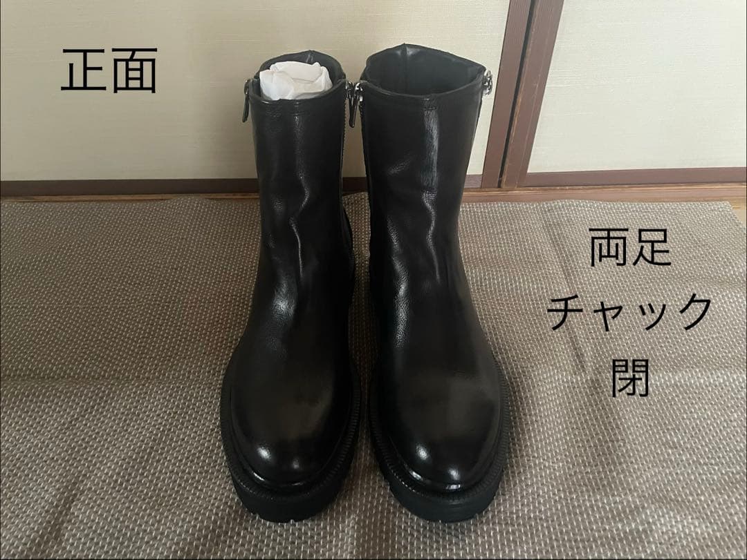 美品★未使用【STURLINI】BOTHS SIDE ZIP BOOTS