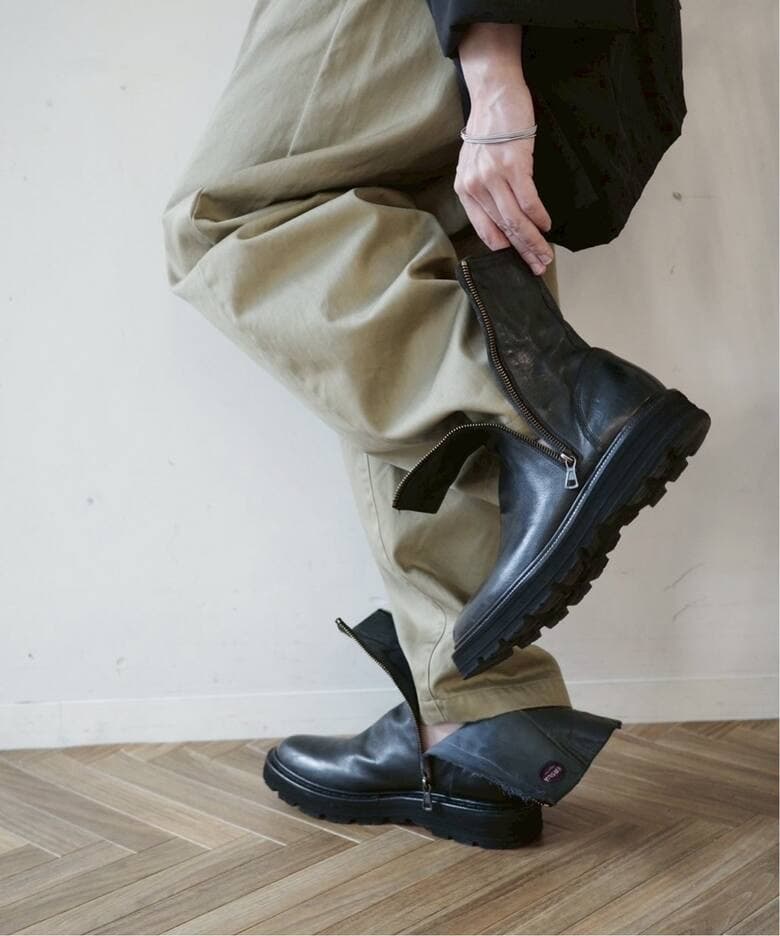 美品★未使用【STURLINI】BOTHS SIDE ZIP BOOTS