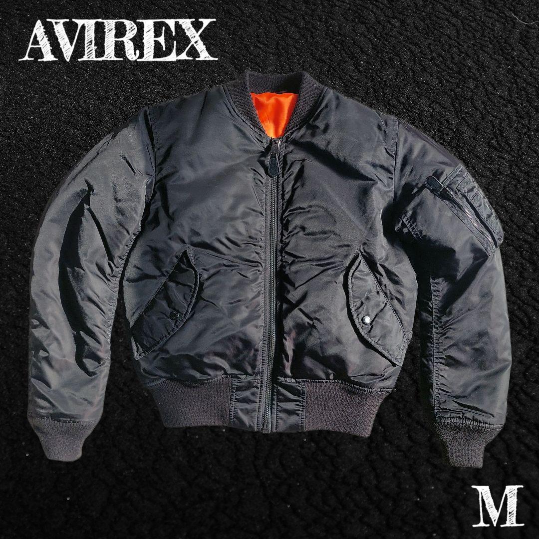 AVIREX MA-1 フライトジャケット コマーシャルロゴ y2k アーカイブ