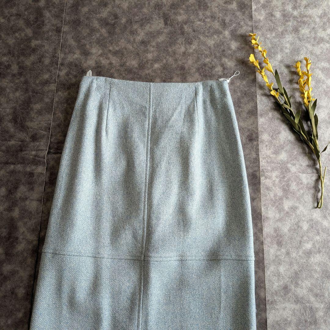 UNITED ARROWS メランジ ツイード タイトロングスカート