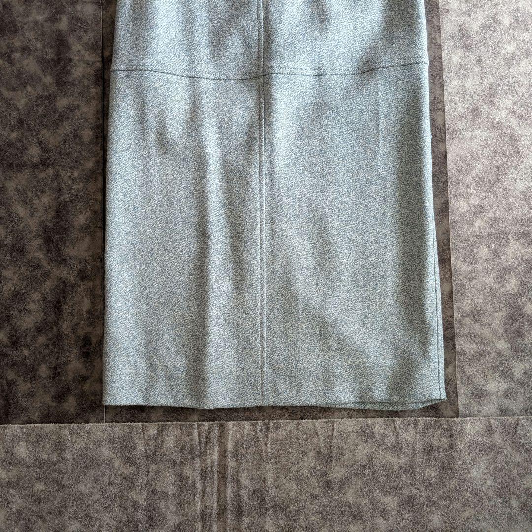UNITED ARROWS メランジ ツイード タイトロングスカート