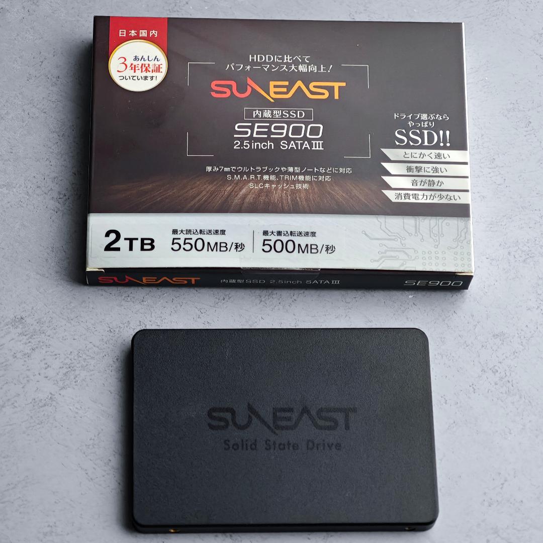内蔵型SSD 2TB SSD SATA SUNEAST SE900