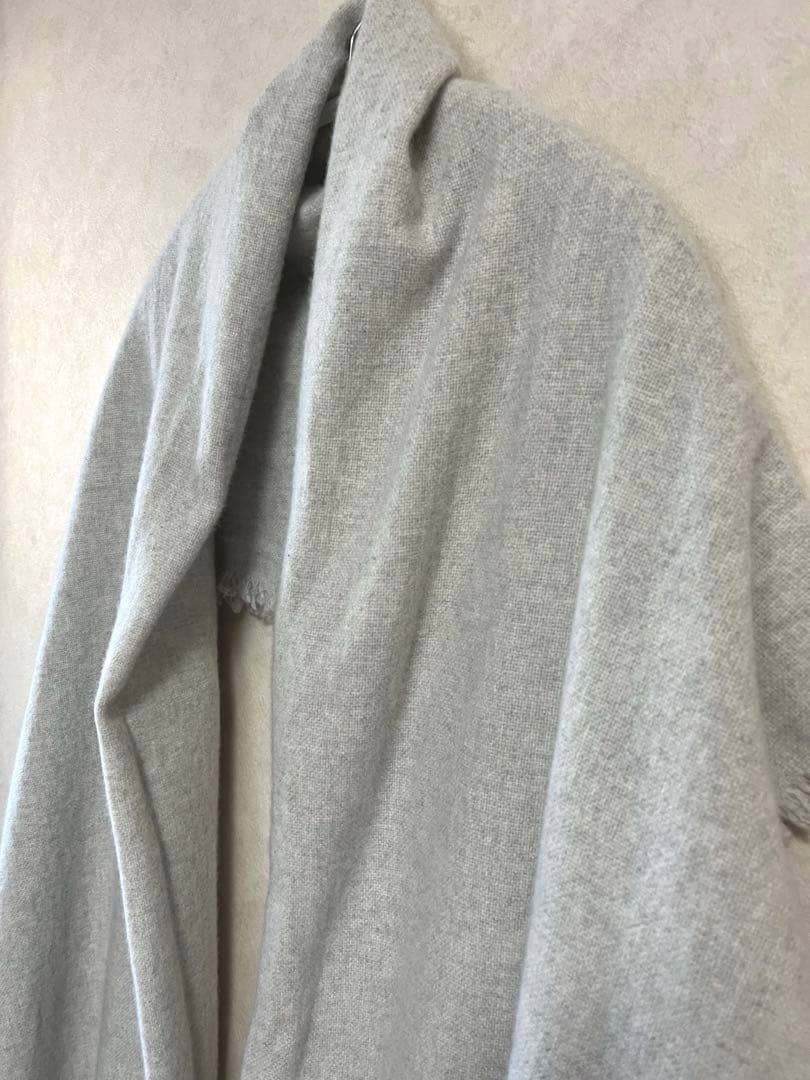 ASAUCE MELER ⭐︎アソースメレウールストール　ライトグレー